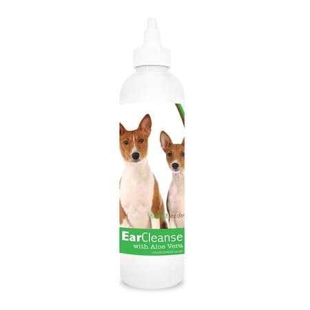 Healthy Breeds 8 oz Basenji Ear Cleanse with Aloe Vera Cucumber Melon 840235103486